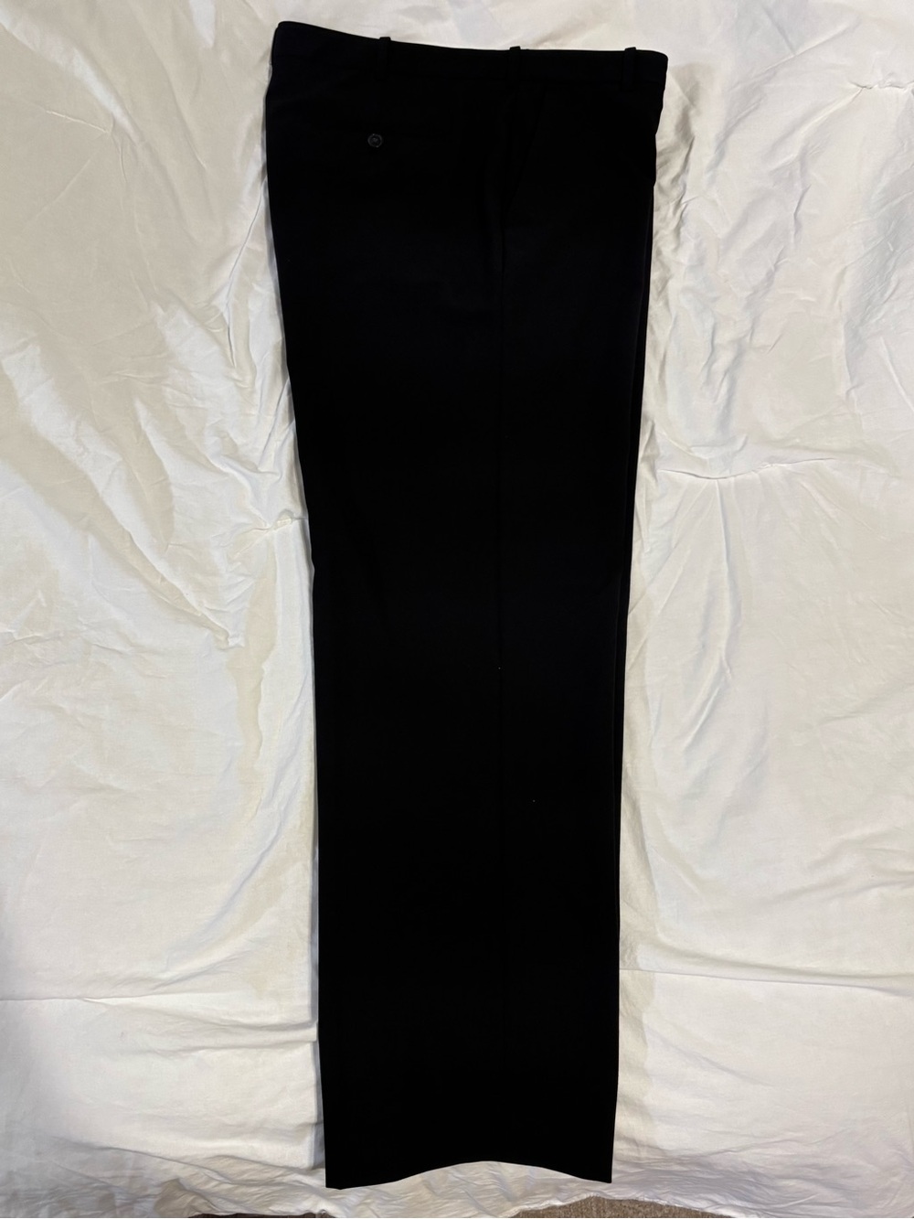 Men's Black Dress Pants - Classic Straight Fit
